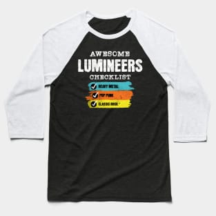 Awesome Luminer checklist Baseball T-Shirt